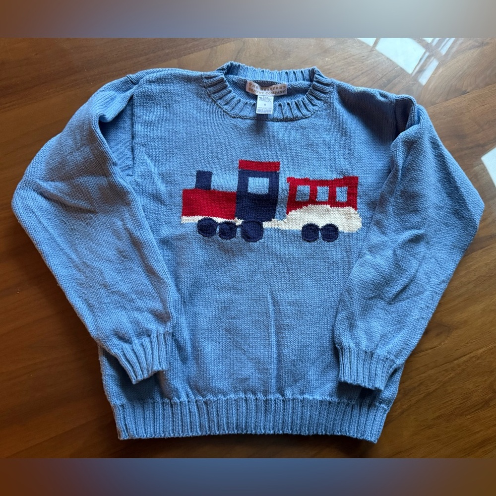 Beaufort bonnet co tbbc train intarsia sweater 6 EUC